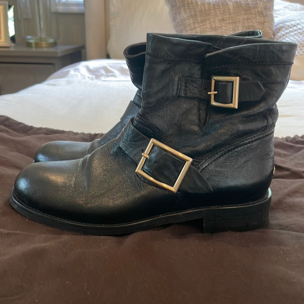 Jimmy Choo Youth II Biker Boots